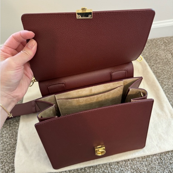 SOLD!!! Polene Paris Numero Sept Edition Textured Cognac - Picture 10 of 13